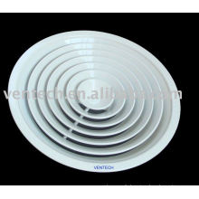 diffuseur d’air circulaire en aluminium pour ventilation d’air